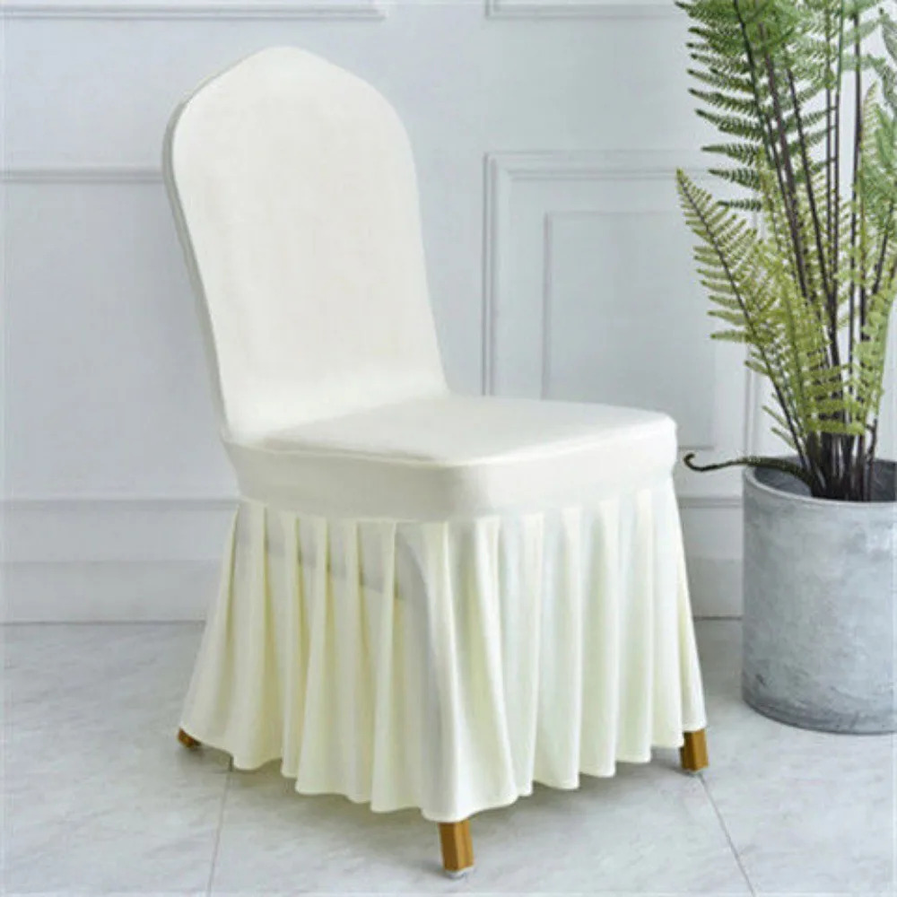 Pure Color Pleated Skirted Chair Cover Dustproof Full Wrap Seat Cover Washable Removable Elastic Chair Cover
Pure Color Pleated Skirted Chair Cover Dustproof Full Wrap Seat Cover Washable Removable Elastic Chair Cover