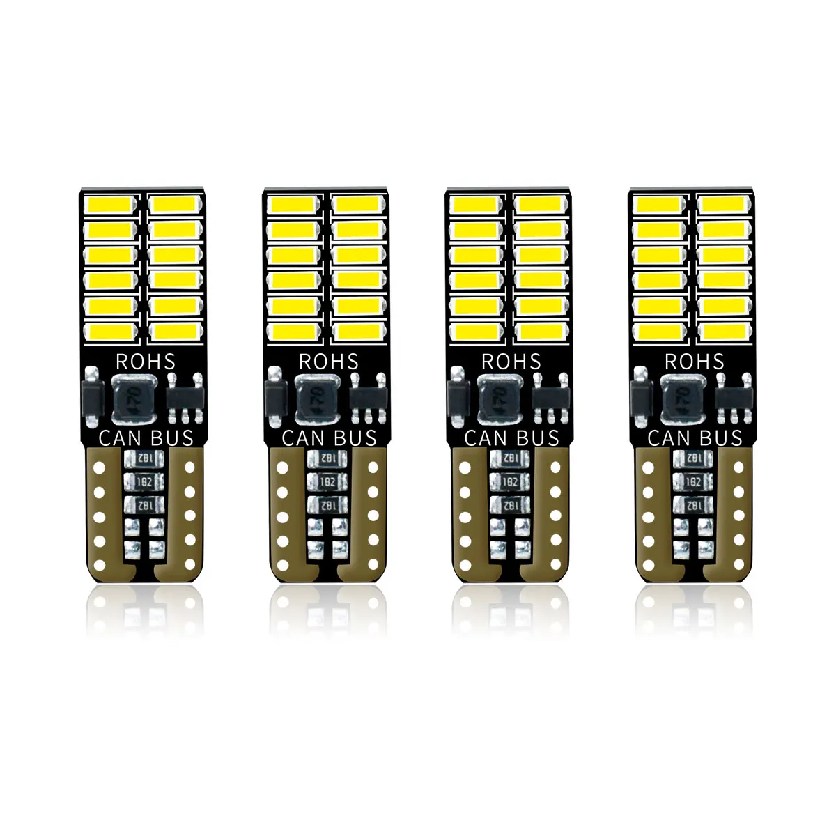 4PCS T10 W5W 168 CANBUS 4014 24SMD LED Turn Signal Brake Reading Lights for Car Signal Lights 6000K 12V
4PCS T10 W5W 168 CANBUS 4014 24SMD LED Turn Signal Brake Reading Lights for Car Signal Lights 6000K 12V