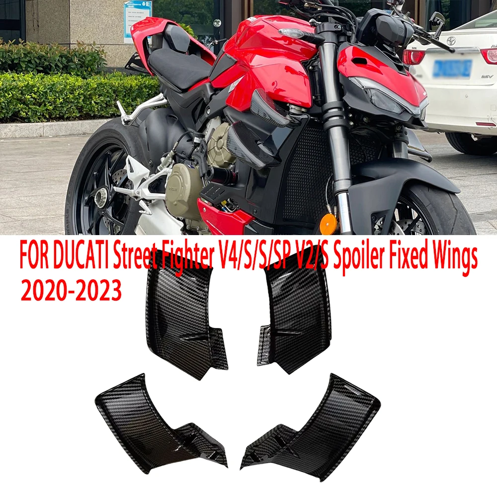 2023 V4/V4S Winglets Wings Spoiler Fxed For DUCATI Streetfighter V4 V4S V4SP 2020-2023 V2 2022-2023 Motorcycle Winglet Wing Kit
2023 V4/V4S Winglets Wings Spoiler Fxed For DUCATI Streetfighter V4 V4S V4SP 2020-2023 V2 2022-2023 Motorcycle Winglet Wing Kit