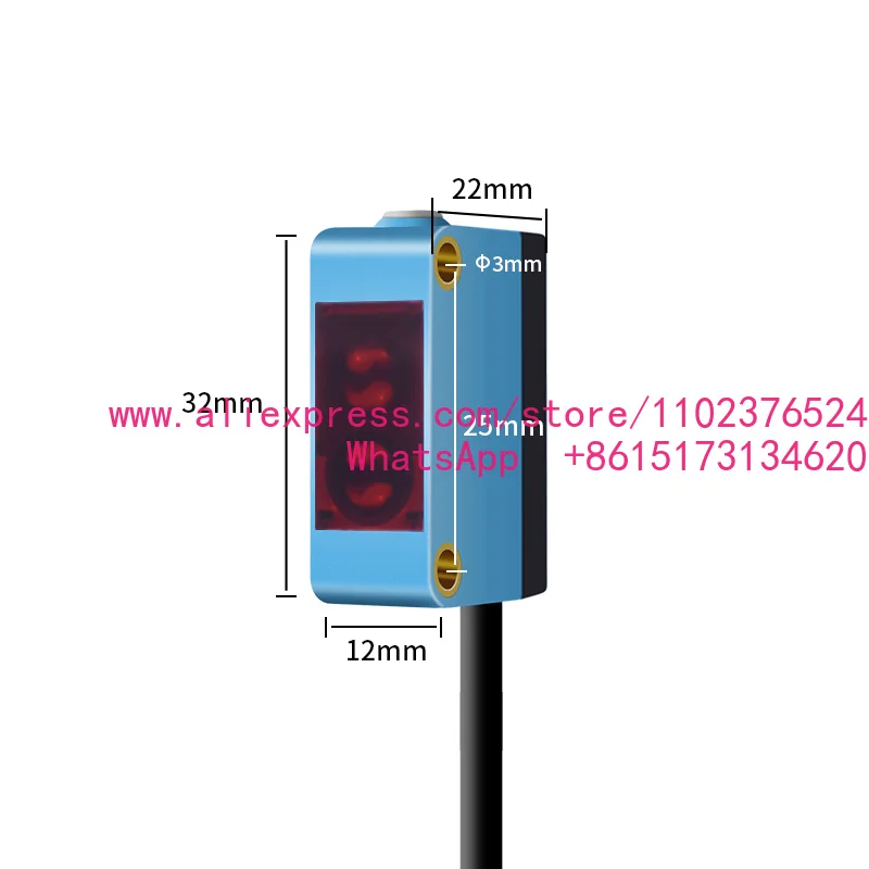 2PCS Normally open NPN PNP photoelectric proximity sensor switch 40-600 mm beam of light sensor
2PCS Normally open NPN PNP photoelectric proximity sensor switch 40-600 mm beam of light sensor