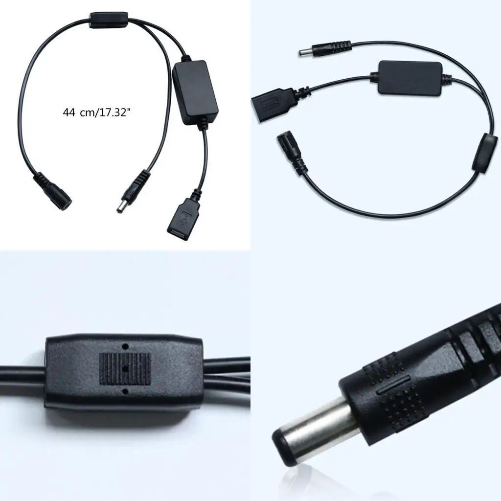 31BA 20CM 5.5x2.1mm Female to 5.5x2.1mm USB 12V to 5V Power Cable for Speaker 
31BA 20CM 5.5x2.1mm Female to 5.5x2.1mm USB 12V to 5V Power Cable for Speaker