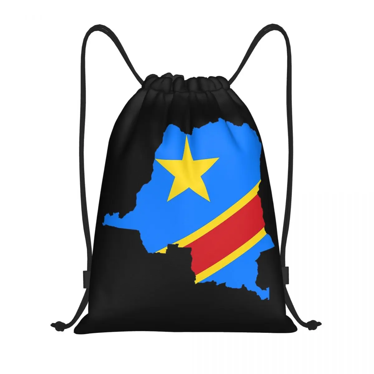 Flag Map Of The Congo Backpacks Casual Drawstring Bags Sports Bag Book Bags for Travel Students
Flag Map Of The Congo Backpacks Casual Drawstring Bags Sports Bag Book Bags for Travel Students