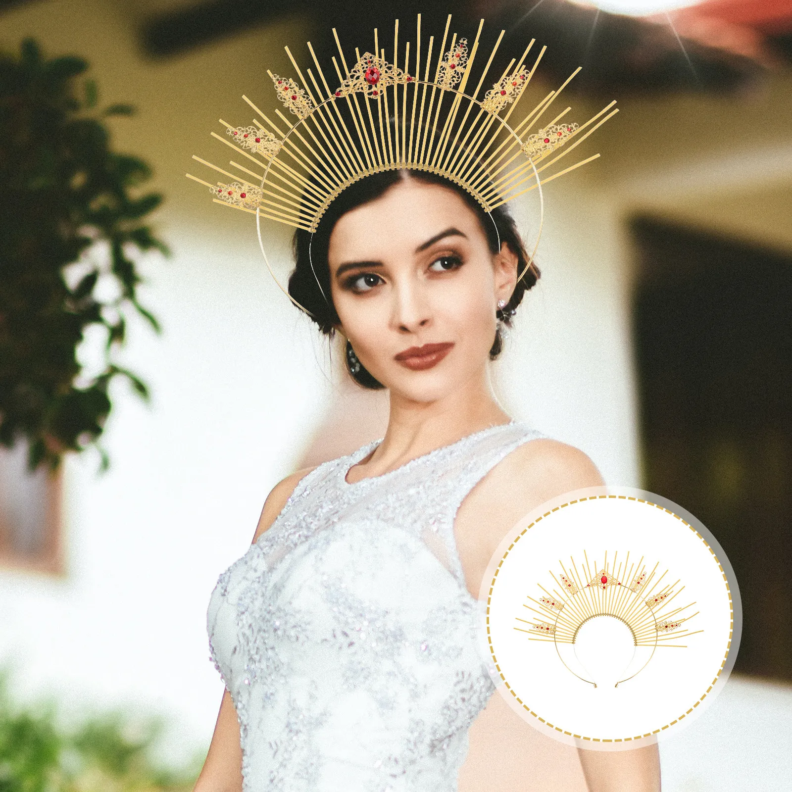 Headband Headpiece Hair Accessories for Goddess Cosplay Wedding Yellow Carnival Headbands
Headband Headpiece Hair Accessories for Goddess Cosplay Wedding Yellow Carnival Headbands