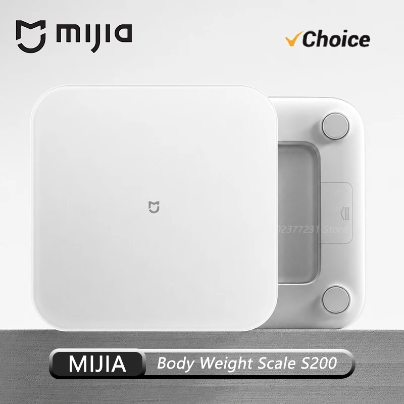 Original Mijia Scale S200 High Precision Sensor Balance Test Weight Report LED Screen Multifunctional Smart Scale Mi home
Original Mijia Scale S200 High Precision Sensor Balance Test Weight Report LED Screen Multifunctional Smart Scale Mi home