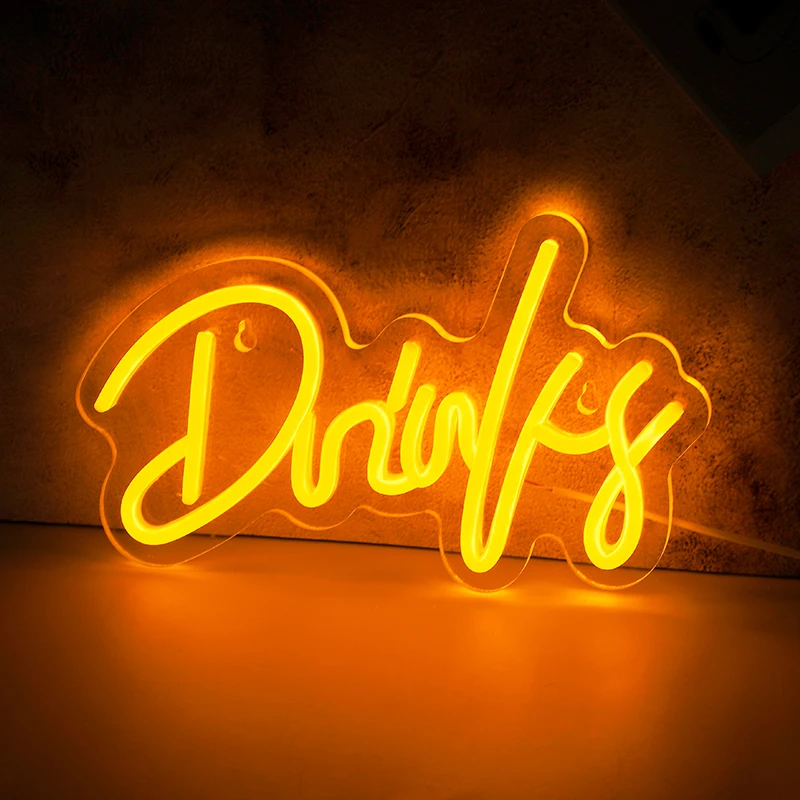 Drink Neon Sign Led Light For Bar Tea Shop Supermarket Hanging Dimmable Light Party Club Room Wall Decor Gift Usb Power
Drink Neon Sign Led Light For Bar Tea Shop Supermarket Hanging Dimmable Light Party Club Room Wall Decor Gift Usb Power