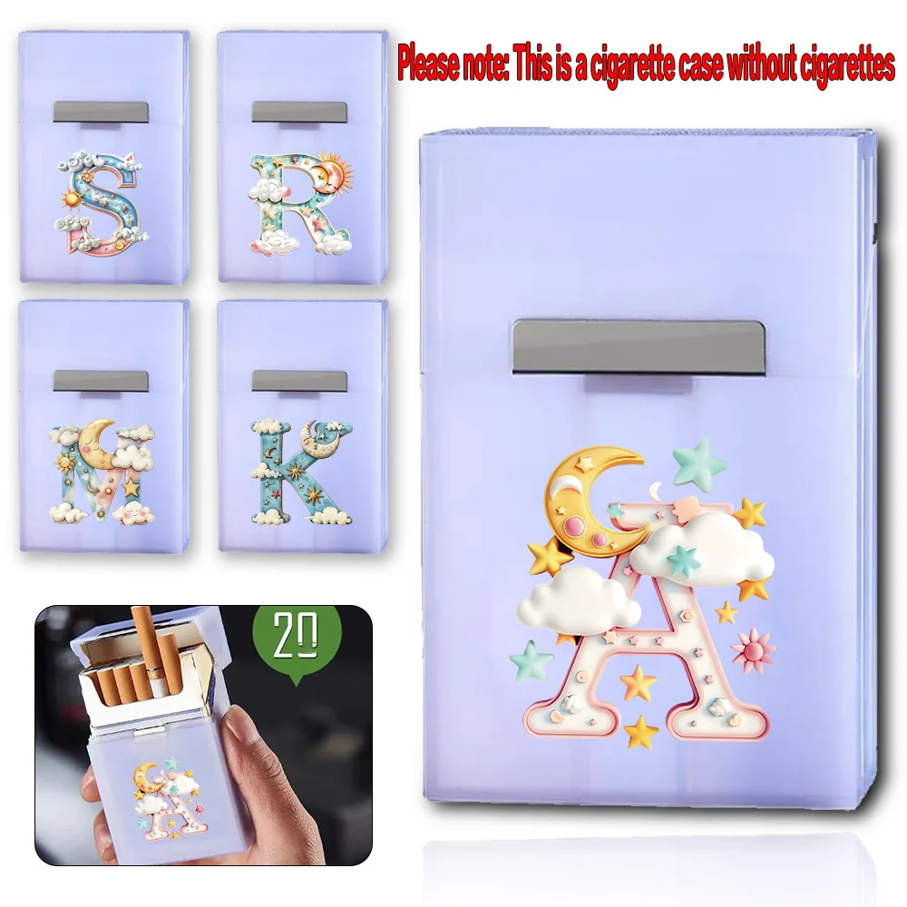 Durable Cigarette Storage Case Personalized Cigarette Accessories Iridescent Cloud Initial Name 26 Letters Pattern
Durable Cigarette Storage Case Personalized Cigarette Accessories Iridescent Cloud Initial Name 26 Letters Pattern