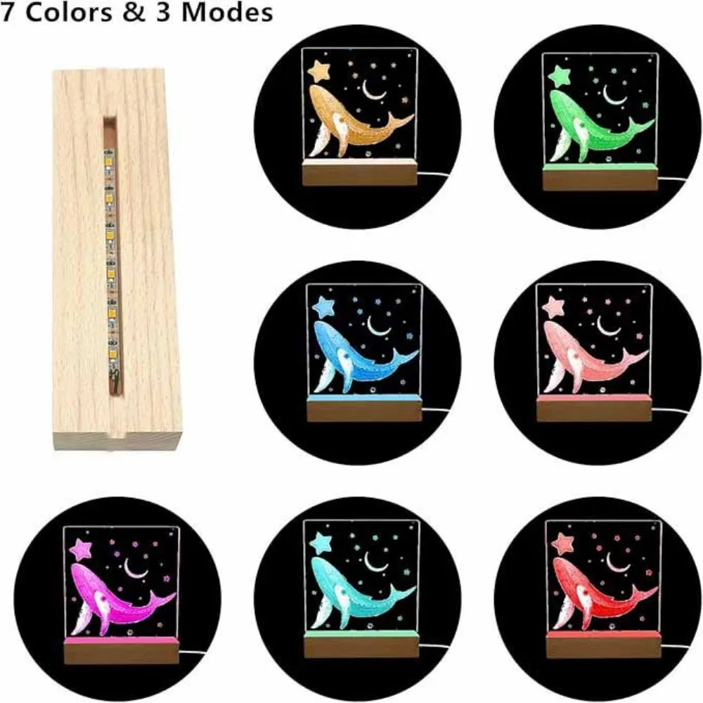 Деревянный держатель светодиодной лампы, акриловый USB-многоцветный светильник, управление ночником, сделай сам Домашний стол, декор для спальни, освещение настроения, подарки
Деревянный держатель светодиодной лампы, акриловый USB-многоцветный светильник, управление ночником, сделай сам Домашний стол, декор для спальни, освещение настроения, подарки