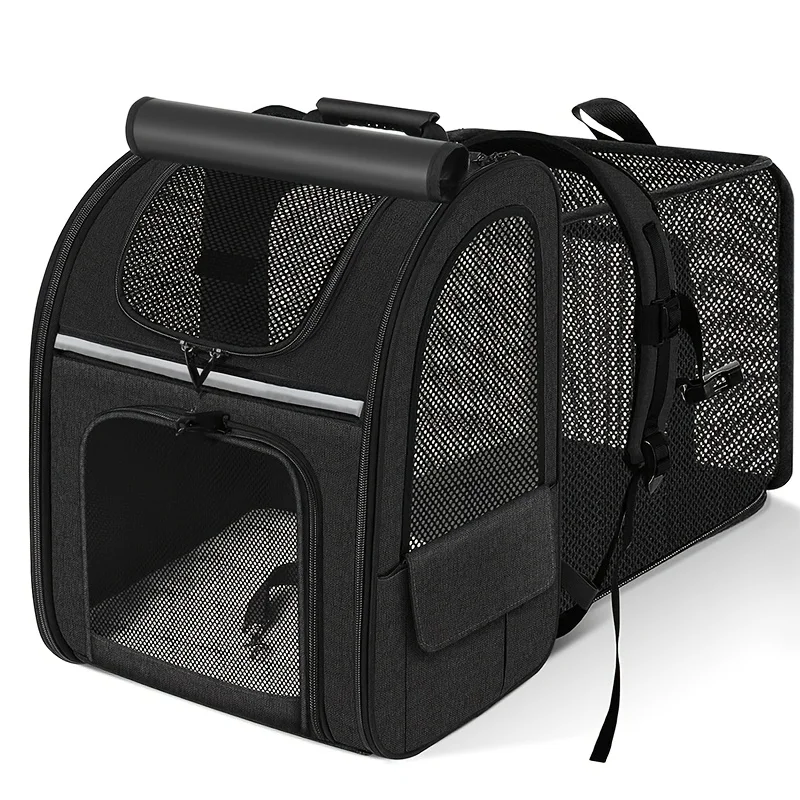 Expandable Cat & Small Dog Carrier Backpack - Breathable Mesh, Ergonomic Design, Secure Zipper Closure, Lightweight Portable
Expandable Cat & Small Dog Carrier Backpack - Breathable Mesh, Ergonomic Design, Secure Zipper Closure, Lightweight Portable
