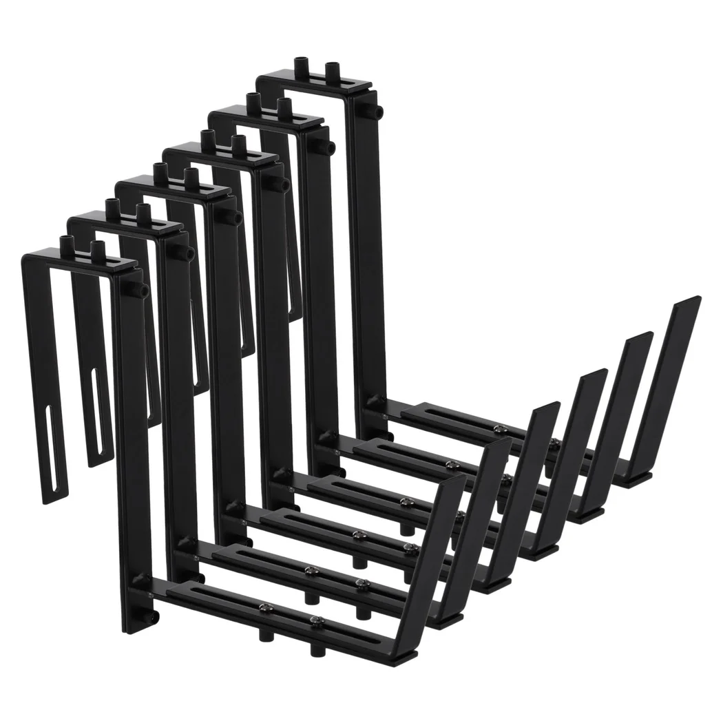 6Pcs Planter Box Brackets Adjustable Flower Box Holders Metal Hanging Flower Stands Plant Box Hangers For Railing Balcony Garden
6Pcs Planter Box Brackets Adjustable Flower Box Holders Metal Hanging Flower Stands Plant Box Hangers For Railing Balcony Garden