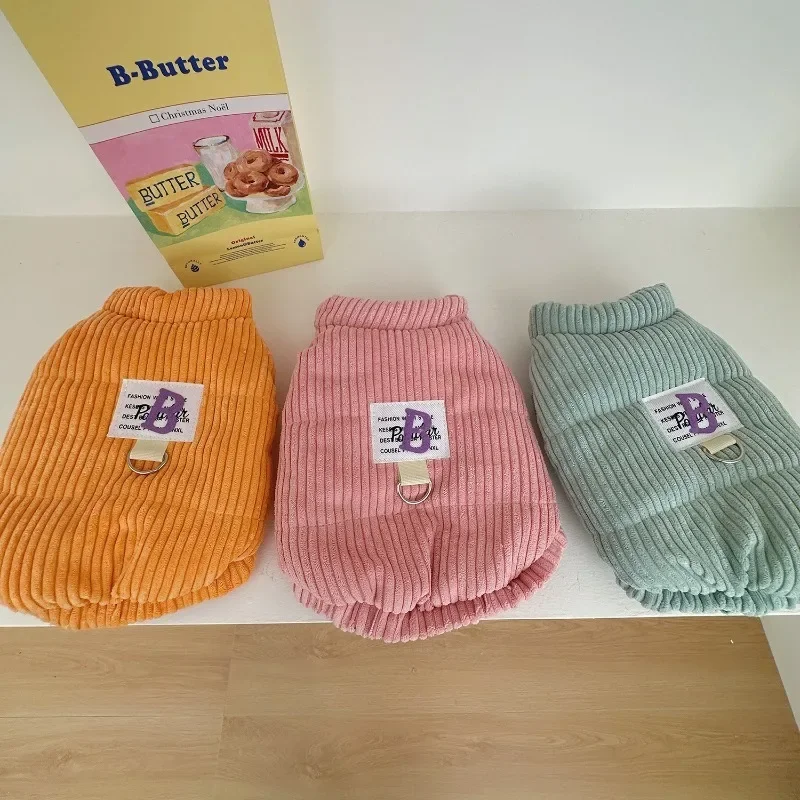 Warm Puppy Corduroy Coat Clothing Winter Warm Dog Coat Sweater Jackets Pet Teddy Designer Dog Clothes For Small Dog Clothes
Warm Puppy Corduroy Coat Clothing Winter Warm Dog Coat Sweater Jackets Pet Teddy Designer Dog Clothes For Small Dog Clothes