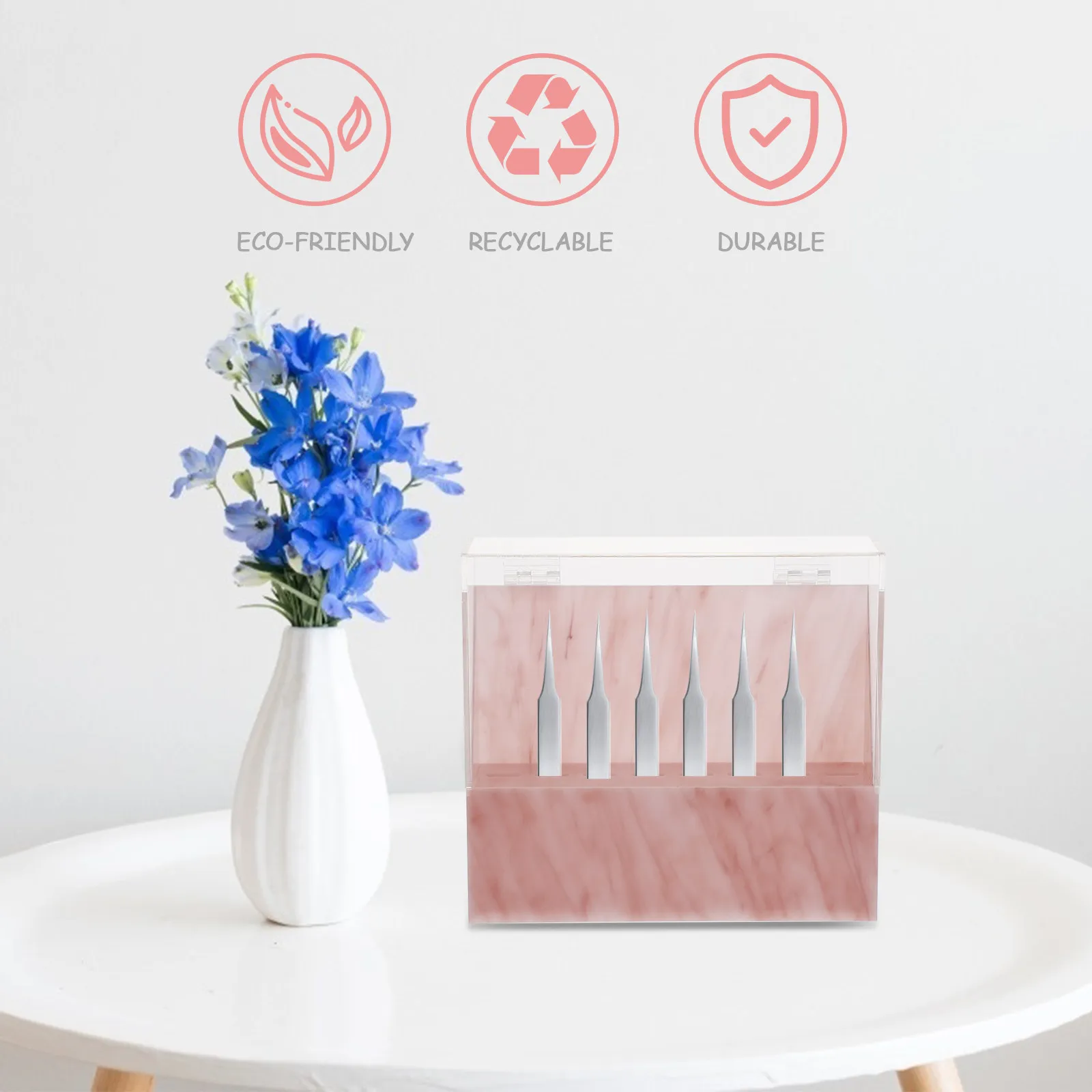 Подставка-органайзер для пинцетов для наращивания ресниц, акриловая, на 8 отверстий, прочная, портативная, для хранения и демонстрации
Подставка-органайзер для пинцетов для наращивания ресниц, акриловая, на 8 отверстий, прочная, портативная, для хранения и демонстрации