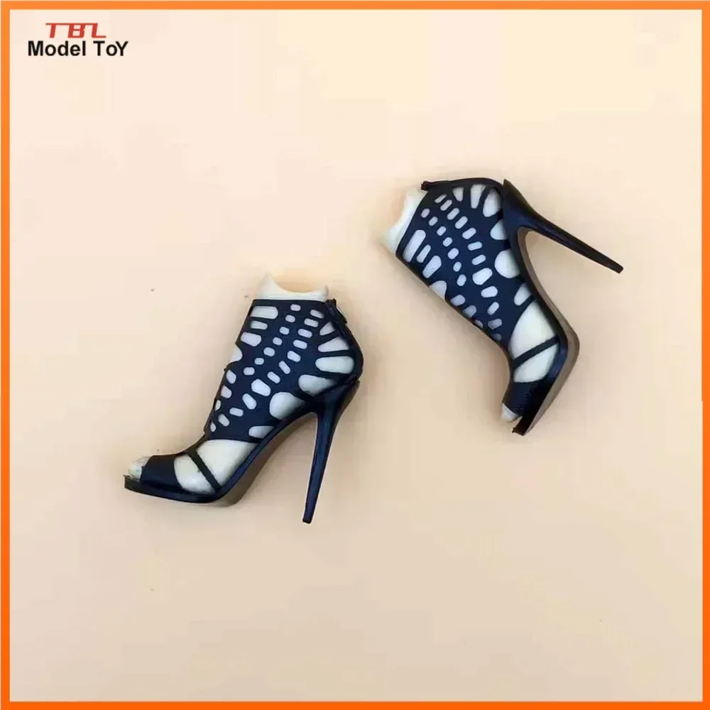 1/6 Black Sexy High-heel Shoes Sandals with Feet Model Fit for 12in Phicen Tbleague Pale Color Action Figure Dolls Collections
1/6 Black Sexy High-heel Shoes Sandals with Feet Model Fit for 12in Phicen Tbleague Pale Color Action Figure Dolls Collections