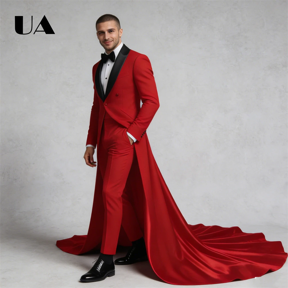 Wedding Suit Dress for Men, Long Tail Suit Set, Customized Colors and Size Men's Suit Tailcoat with Pants, ULBYANRY
Wedding Suit Dress for Men, Long Tail Suit Set, Customized Colors and Size Men's Suit Tailcoat with Pants, ULBYANRY