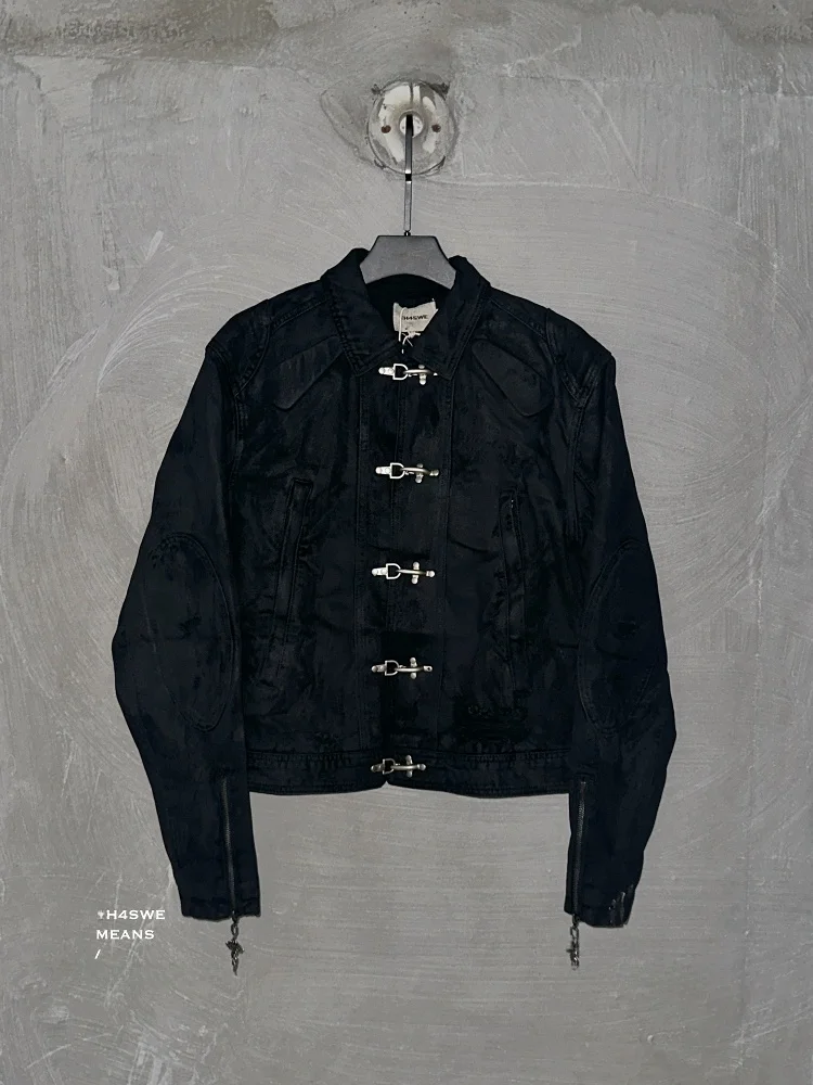 k Металлическое восковое пальто Bule Jaet Top TH4SWE Faion Urban Sle Long Sve ort Coat с застежкой на одной пуговице
k Металлическое восковое пальто Bule Jaet Top TH4SWE Faion Urban Sle Long Sve ort Coat с застежкой на одной пуговице