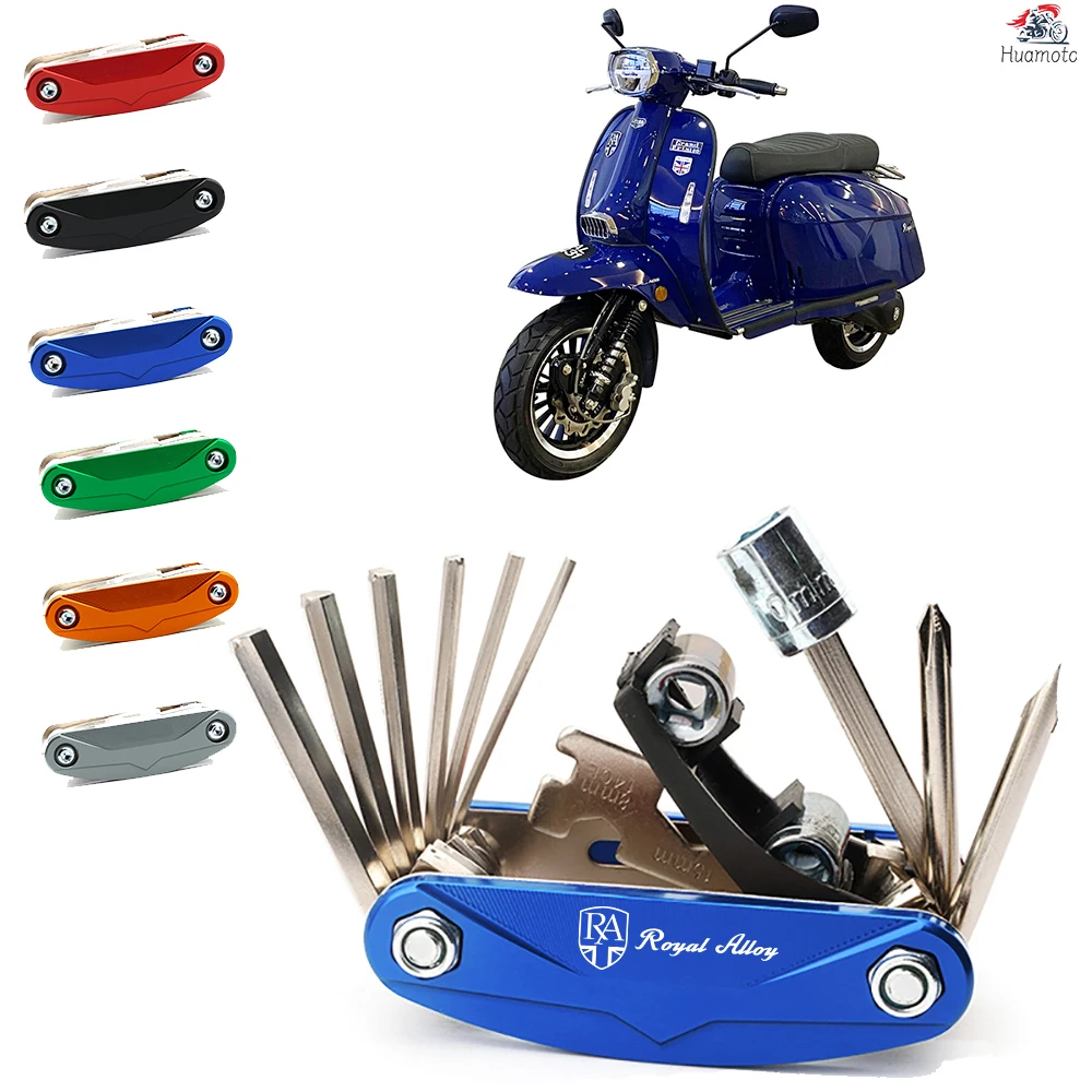 For ROYAL ALLOY GT2 150TG TG 250 cross GP250 MT GP125 GT GP TV Accessories Multifunctional Tool Repair Screwdriver Set Tool
For ROYAL ALLOY GT2 150TG TG 250 cross GP250 MT GP125 GT GP TV Accessories Multifunctional Tool Repair Screwdriver Set Tool