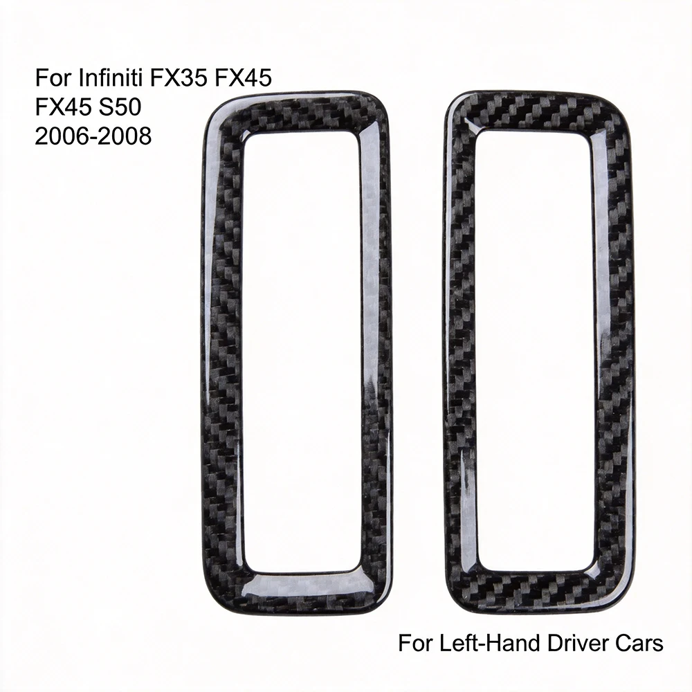 For Infiniti FX35 FX45 S50 2006-2008 Carbon Fiber Air Conditioning Vent Automotive Interiors Accessories Decoration Sticker
For Infiniti FX35 FX45 S50 2006-2008 Carbon Fiber Air Conditioning Vent Automotive Interiors Accessories Decoration Sticker