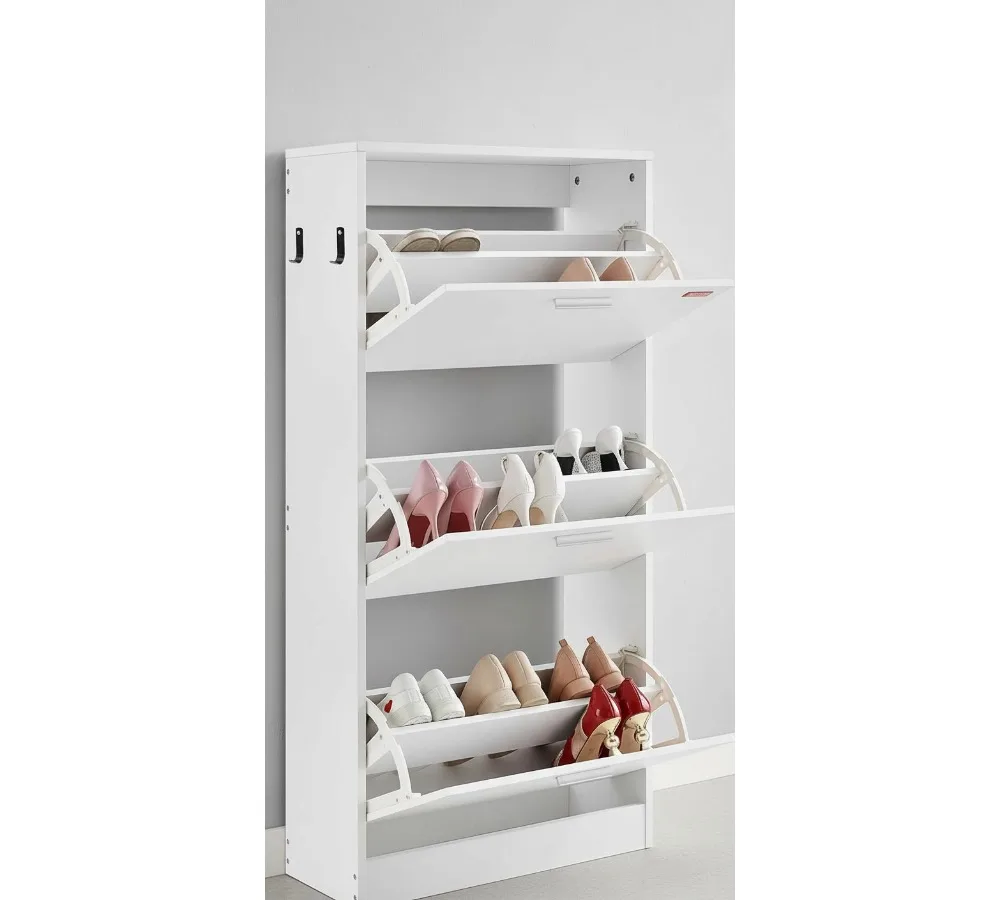 Органайзер для хранения обувного шкафа с 3 ящиками и крючками для прихожей, гостиной, дома
Органайзер для хранения обувного шкафа с 3 ящиками и крючками для прихожей, гостиной, дома