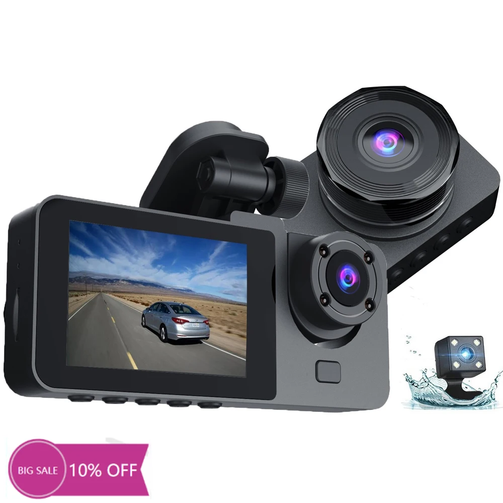 Новый 3-камерный видеорегистратор 1080P с двумя объективами и ночным видением, гарантия 1 год, черный ящик для автомобильного видеорегистратора
Новый 3-камерный видеорегистратор 1080P с двумя объективами и ночным видением, гарантия 1 год, черный ящик для автомобильного видеорегистратора