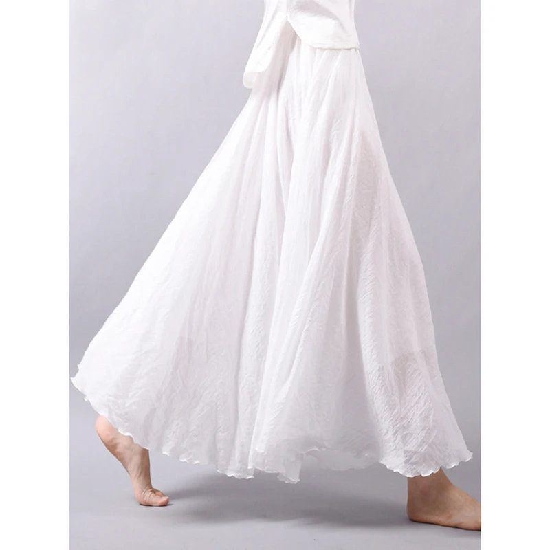 Beach Style 2025 New Arrival Summer Women Loose Casual All-match A-line Ankle-length Skirt High-waisted Cotton Linen Skirts T121
Beach Style 2025 New Arrival Summer Women Loose Casual All-match A-line Ankle-length Skirt High-waisted Cotton Linen Skirts T121