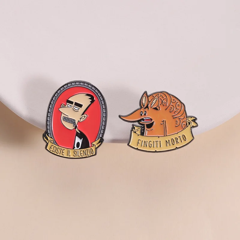 Comedy Animation Enamel Pins Cartoon Fox Character Brooches Lapel Badges Cartoon Anime Jewelry Gift for Friends
Comedy Animation Enamel Pins Cartoon Fox Character Brooches Lapel Badges Cartoon Anime Jewelry Gift for Friends