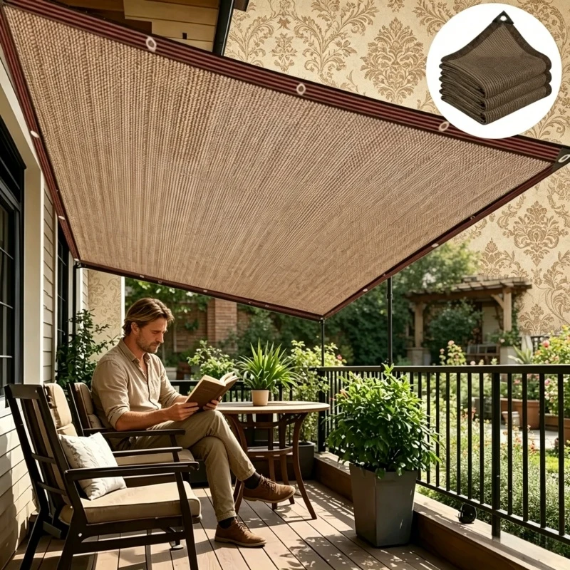 Home Garden Sun Protection Shade Net 90% Shade Density Grommeted Mesh Tarp for Patio Arbor Greenhouse Carport Plants
Home Garden Sun Protection Shade Net 90% Shade Density Grommeted Mesh Tarp for Patio Arbor Greenhouse Carport Plants