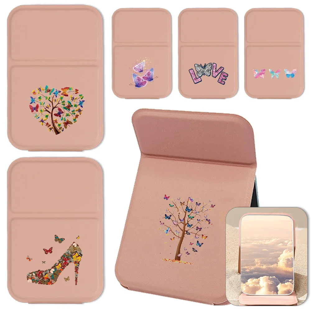 Portable Pu Cosmetic Mirror Handheld Makeup Mirror Folding Suitable For Travel And Family Use Butterfly Patter
Portable Pu Cosmetic Mirror Handheld Makeup Mirror Folding Suitable For Travel And Family Use Butterfly Patter
