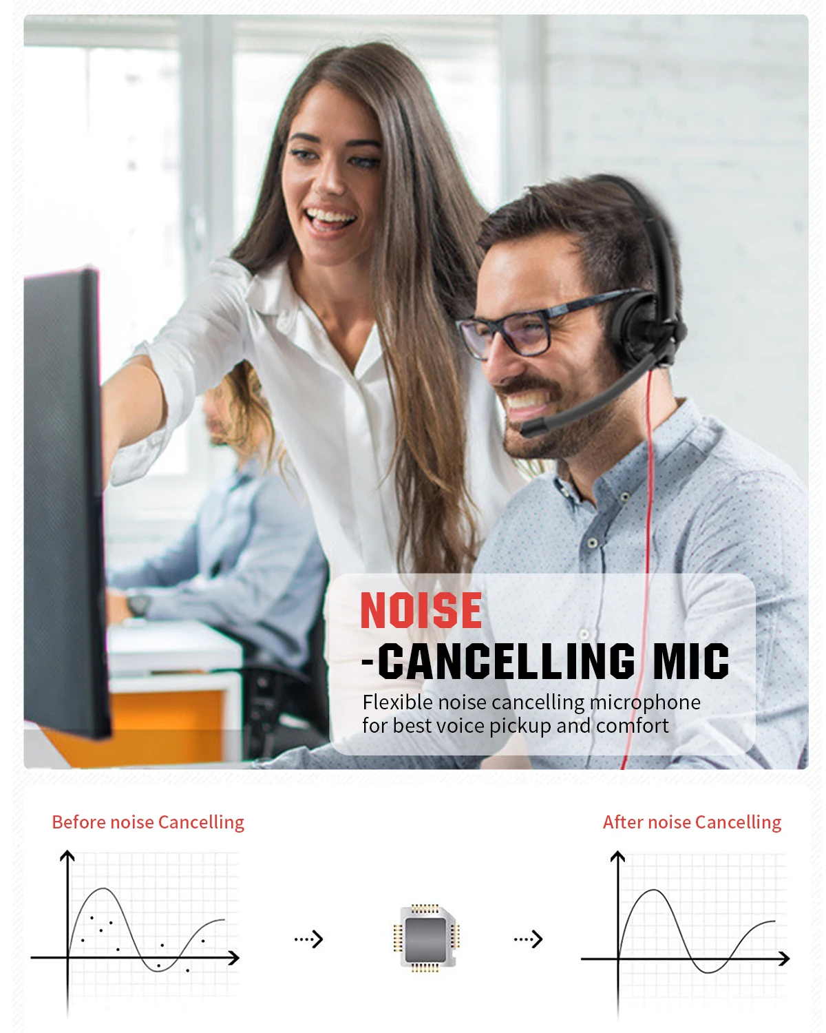 Sab22d3a98fb54caaa7127a37f0ba49bdf NUBWO HW01 USB Headphone 3.5mm Computer Headset with Mic Noise Cancelling for Laptop PC Business Office Headsets for Cell Phone