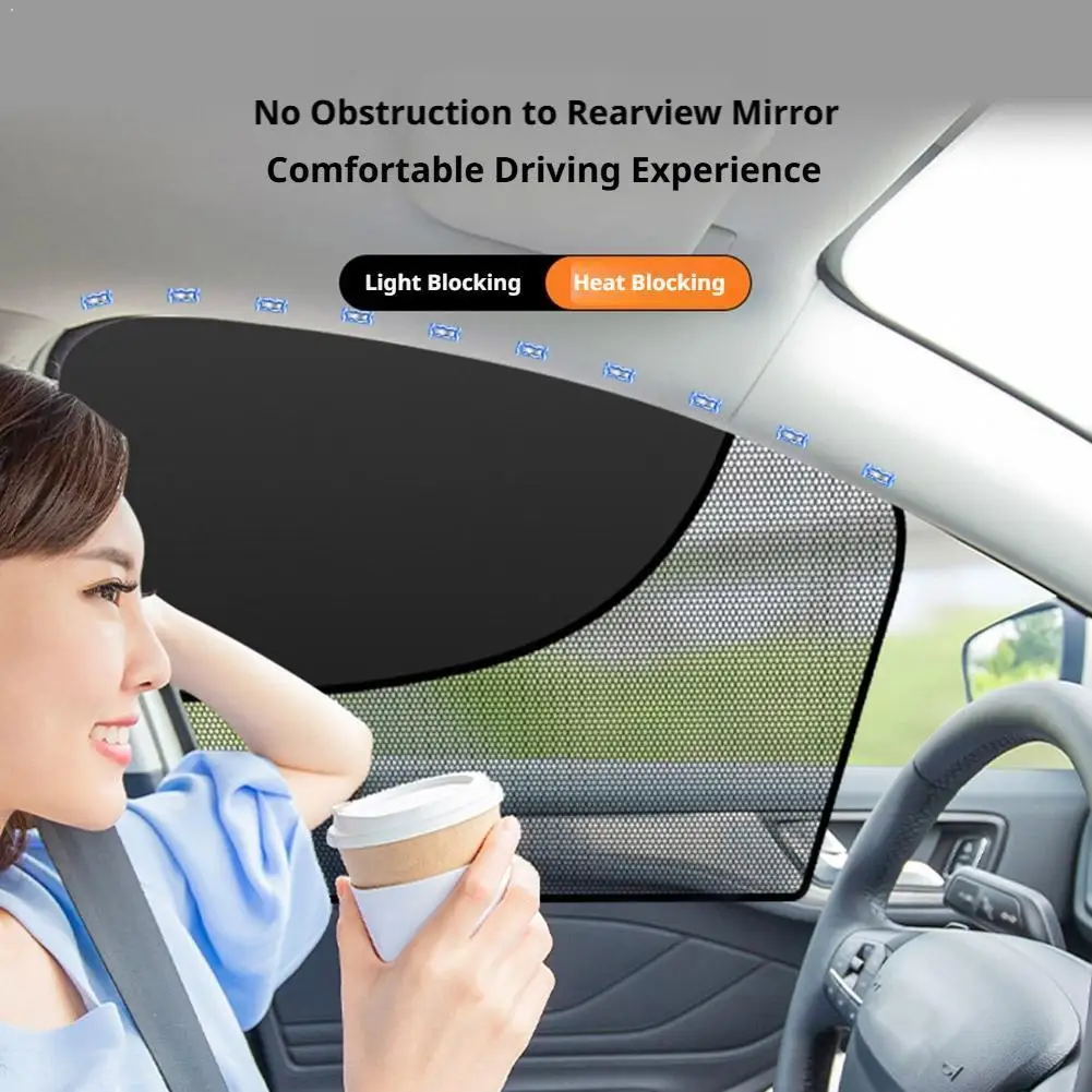 Car Window Sun Shade Magnetic Mesh Blackout Protector For Vehicle Car Window Blackout Shades For SUV Truck RV Van Travel
Car Window Sun Shade Magnetic Mesh Blackout Protector For Vehicle Car Window Blackout Shades For SUV Truck RV Van Travel
