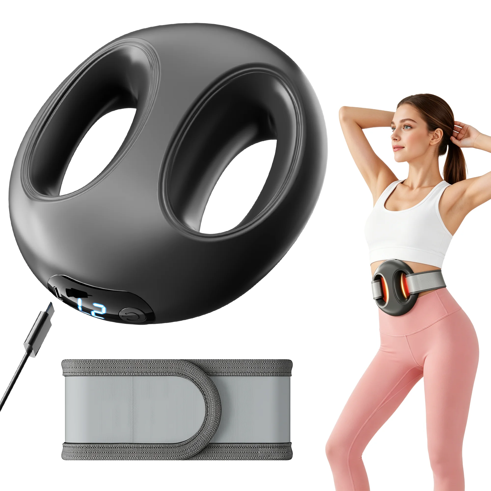 LEERCON Vibration Abdominal Massager Cordless Body Shaping 6 Levels 3 Modes for Waist Belly Leg Muscle Relaxation Fat Burning Massager
LEERCON Vibration Abdominal Massager Cordless Body Shaping 6 Levels 3 Modes for Waist Belly Leg Muscle Relaxation Fat Burning Massager