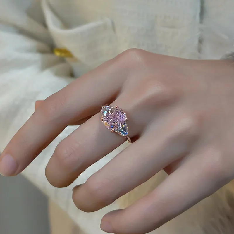 Starry Sky Cut Pink Zircon Women Open Finger Rings Classic Silver Color Engagement Rings Banquet Birthday Gift Fashion Jewelry
Starry Sky Cut Pink Zircon Women Open Finger Rings Classic Silver Color Engagement Rings Banquet Birthday Gift Fashion Jewelry