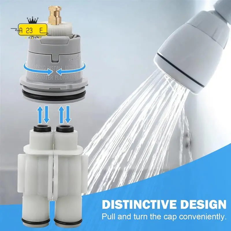 A23E-RP46074 Картридж для душевого клапана, совместимый для Delta 13/14 серии, смеситель для душа для ванны и душа с одной ручкой 
A23E-RP46074 Картридж для душевого клапана, совместимый для Delta 13/14 серии, смеситель для душа для ванны и душа с одной ручкой