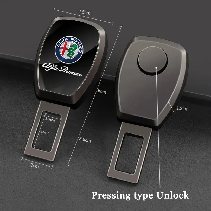 Zinc Alloy Car Seat Belt Extender Fork Head Adjustment For Alfa Romeo Giulia Giulietta 159 Brera 4C TZ3 Duetto Mito
Zinc Alloy Car Seat Belt Extender Fork Head Adjustment For Alfa Romeo Giulia Giulietta 159 Brera 4C TZ3 Duetto Mito