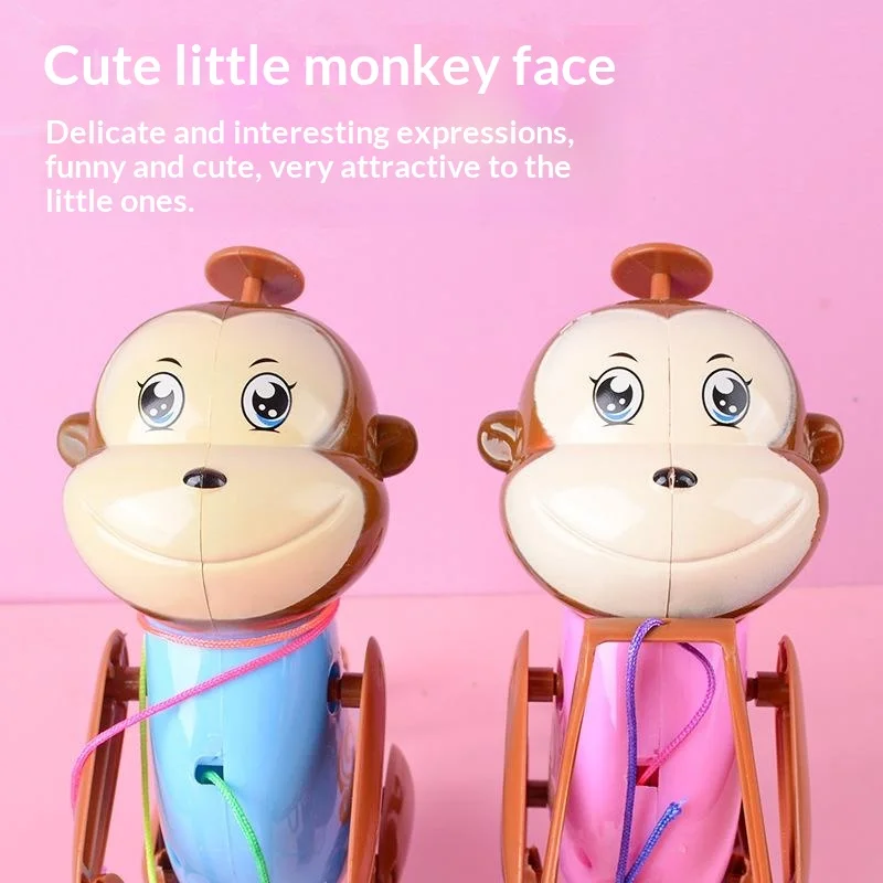 Cartoon Monkey on Rope Toy Set for Kids Pull Line Game Creative Educational Gift Home Indoor Fun Playmate
Cartoon Monkey on Rope Toy Set for Kids Pull Line Game Creative Educational Gift Home Indoor Fun Playmate