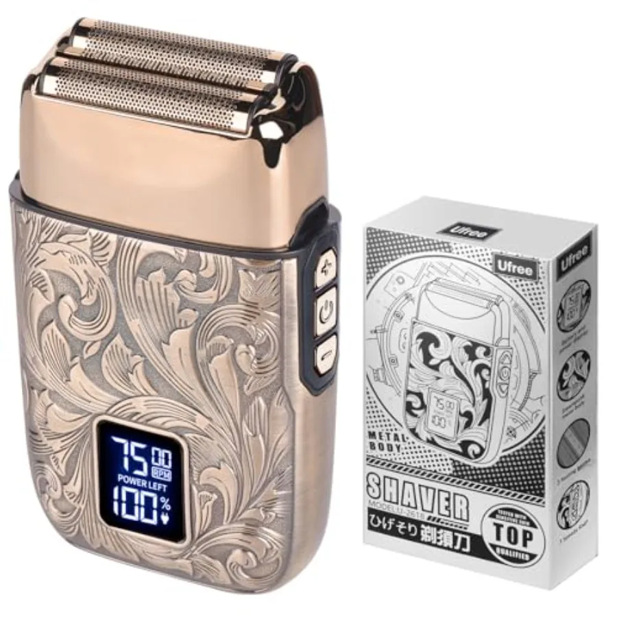 Close Shave Electric s for Men, 3-Speed Electric Razor, Bald Head Shavers, Face Shaving Beard Trimmer with LCD Display, Gifts f
Close Shave Electric s for Men, 3-Speed Electric Razor, Bald Head Shavers, Face Shaving Beard Trimmer with LCD Display, Gifts f