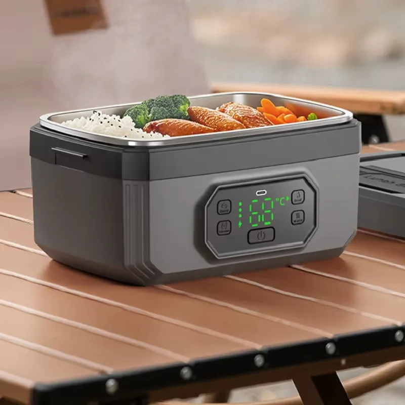 USB Rechargeable Battery Electric Lunch Box Digital Control 1600ml/1200ml Dual Capacity Heated Meal Container for Office Outdoor
USB Rechargeable Battery Electric Lunch Box Digital Control 1600ml/1200ml Dual Capacity Heated Meal Container for Office Outdoor