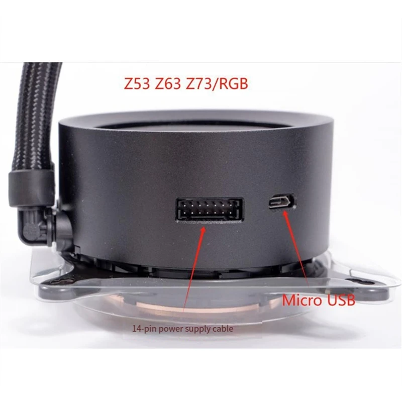 For Z53 Z63 Z73 14Pin Fan Water Cooling Radiator 14 Pin 14P Power Supply ARGB Power Cable-VVBC
For Z53 Z63 Z73 14Pin Fan Water Cooling Radiator 14 Pin 14P Power Supply ARGB Power Cable-VVBC