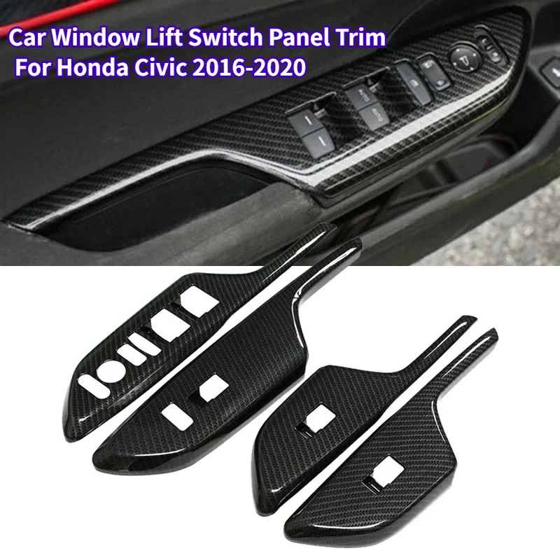 Auto Interior Decoration Trim Sticker Wndow Lift Switch Button Cover Decor For Honda Civic 2016 2017 2018-2020 Car Accessories
Auto Interior Decoration Trim Sticker Wndow Lift Switch Button Cover Decor For Honda Civic 2016 2017 2018-2020 Car Accessories