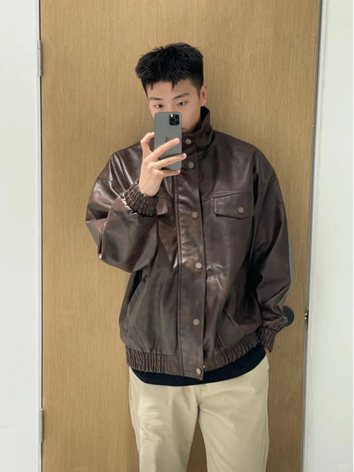 Мужская куртка Cé Brown в стиле тай-дай, американская, с утепленными плечами, весенняя верхняя одежда на молнии, с длинными рукавами, свободного кроя
Мужская куртка Cé Brown в стиле тай-дай, американская, с утепленными плечами, весенняя верхняя одежда на молнии, с длинными рукавами, свободного кроя