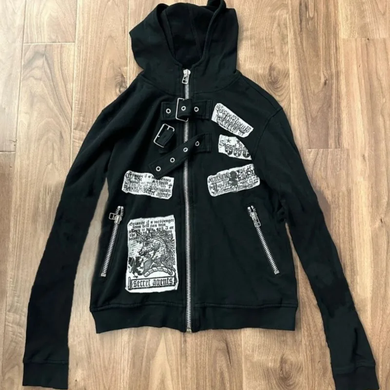 Japanese Harajuku Fashion Letter Patch Loose Sweater Hoodie Women Vintage Street Pop Hip Hop Casual Joker Sports Hooded Sweater
Japanese Harajuku Fashion Letter Patch Loose Sweater Hoodie Women Vintage Street Pop Hip Hop Casual Joker Sports Hooded Sweater