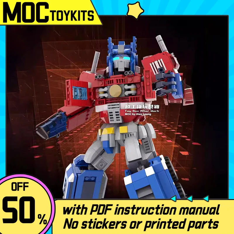 Mech Warrior Series MOC, строительные блоки, креативный робот, кирпичи, сборка, игрушка, модель, орнамент, коллекция для мальчиков, подарок, 838 шт.
Mech Warrior Series MOC, строительные блоки, креативный робот, кирпичи, сборка, игрушка, модель, орнамент, коллекция для мальчиков, подарок, 838 шт.