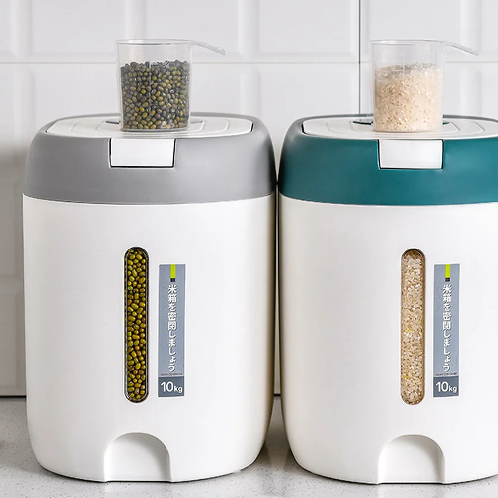 10Kg Airtight Food Storage Box Insect Dust Moisture Resistant Clear Scale Rice Flour Cereals Container Kitchen Sealing Bucket
10Kg Airtight Food Storage Box Insect Dust Moisture Resistant Clear Scale Rice Flour Cereals Container Kitchen Sealing Bucket