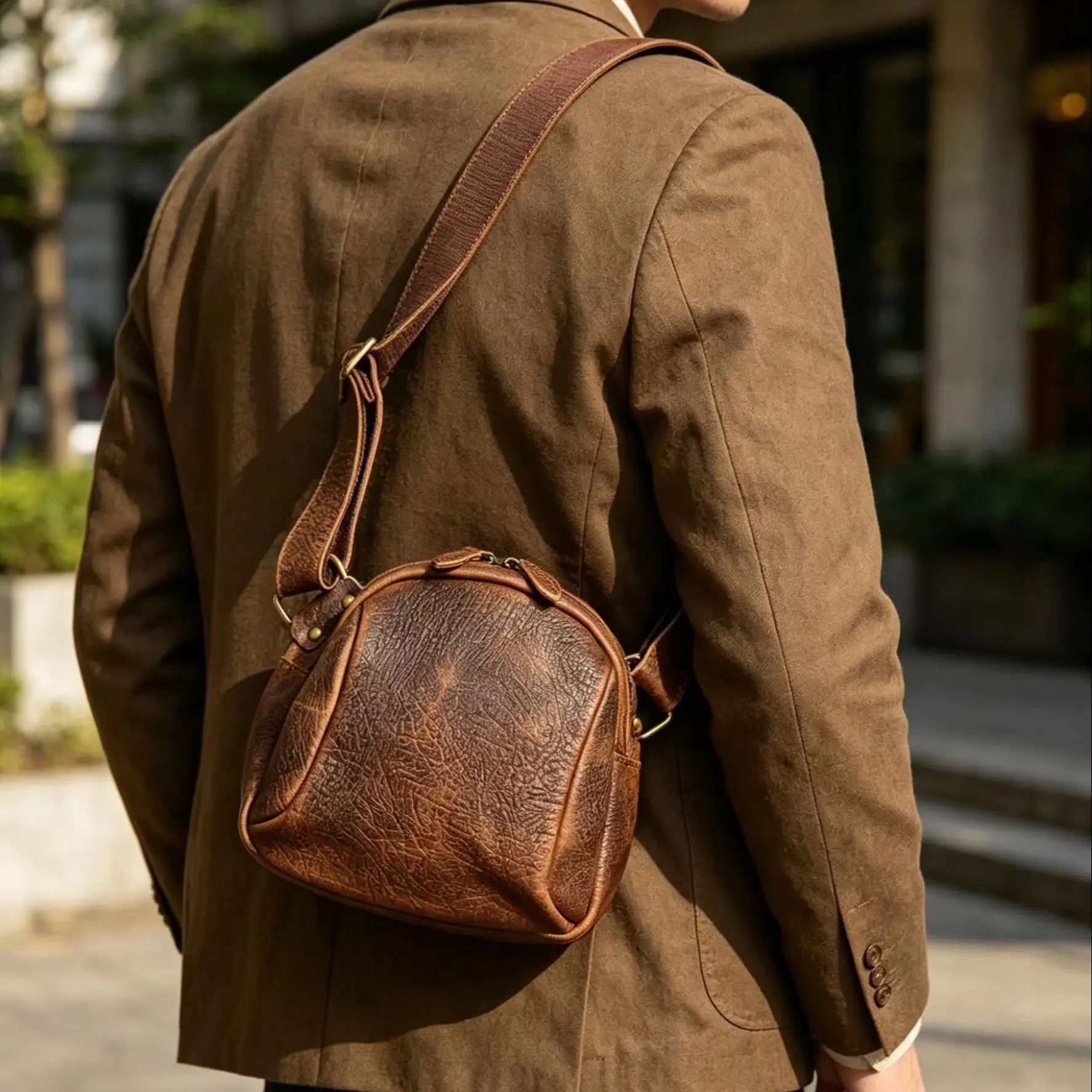 ZRCX Retro Full Grain Cowhide Shoulder Bag Male Fashion Crossbody Bag Outdoor Handbag
ZRCX Retro Full Grain Cowhide Shoulder Bag Male Fashion Crossbody Bag Outdoor Handbag