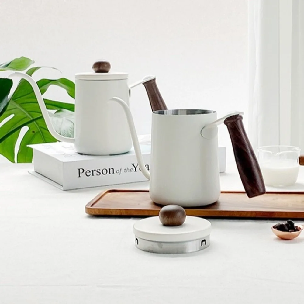 Кофейник ручной работы из нержавеющей стали 304, длинный носик, емкость 600 мл, чайник с носиком на гибкой шее, ручка из цельного дерева, тонкий рот
Кофейник ручной работы из нержавеющей стали 304, длинный носик, емкость 600 мл, чайник с носиком на гибкой шее, ручка из цельного дерева, тонкий рот