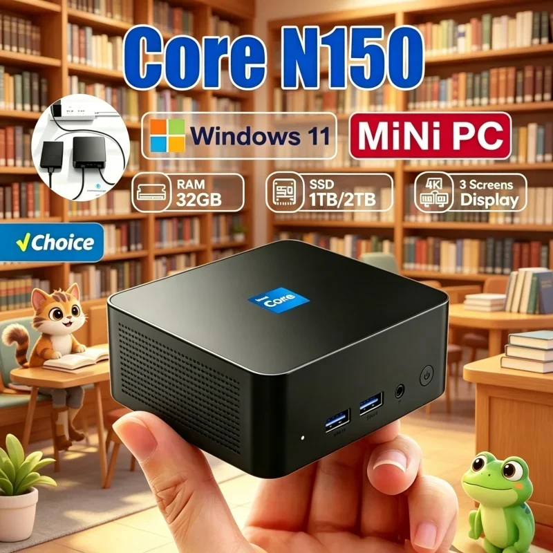 2026 Transcendent Core N150 MINI PC Windows 11 Pro Dainty Shifting Workstation RAM 1TB SSD WIFI 6 BT5.2 4K HD Mini Gaming
2026 Transcendent Core N150 MINI PC Windows 11 Pro Dainty Shifting Workstation RAM 1TB SSD WIFI 6 BT5.2 4K HD Mini Gaming