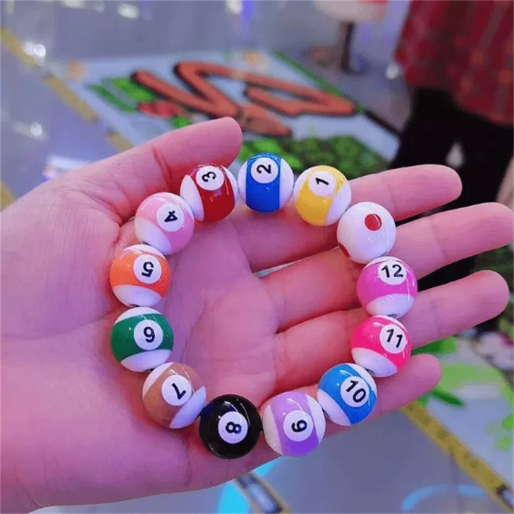 Handmade couple's table tennis string beads snooker 8-9 ball accessory jewelry
Handmade couple's table tennis string beads snooker 8-9 ball accessory jewelry