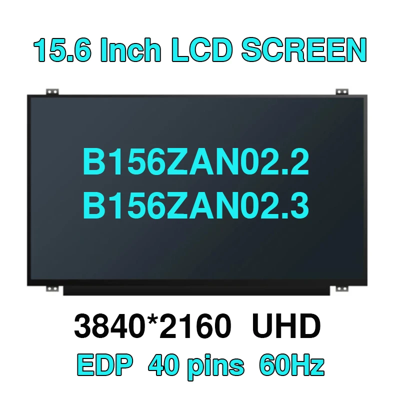 Матричная панель дисплея B156ZAN02.2 B156ZAN02.3 для ноутбука HP OMEN 15-CE UHD 3840*2160 EDP 40 контактов 4k IPS ЖК-экран для ноутбука
Матричная панель дисплея B156ZAN02.2 B156ZAN02.3 для ноутбука HP OMEN 15-CE UHD 3840*2160 EDP 40 контактов 4k IPS ЖК-экран для ноутбука