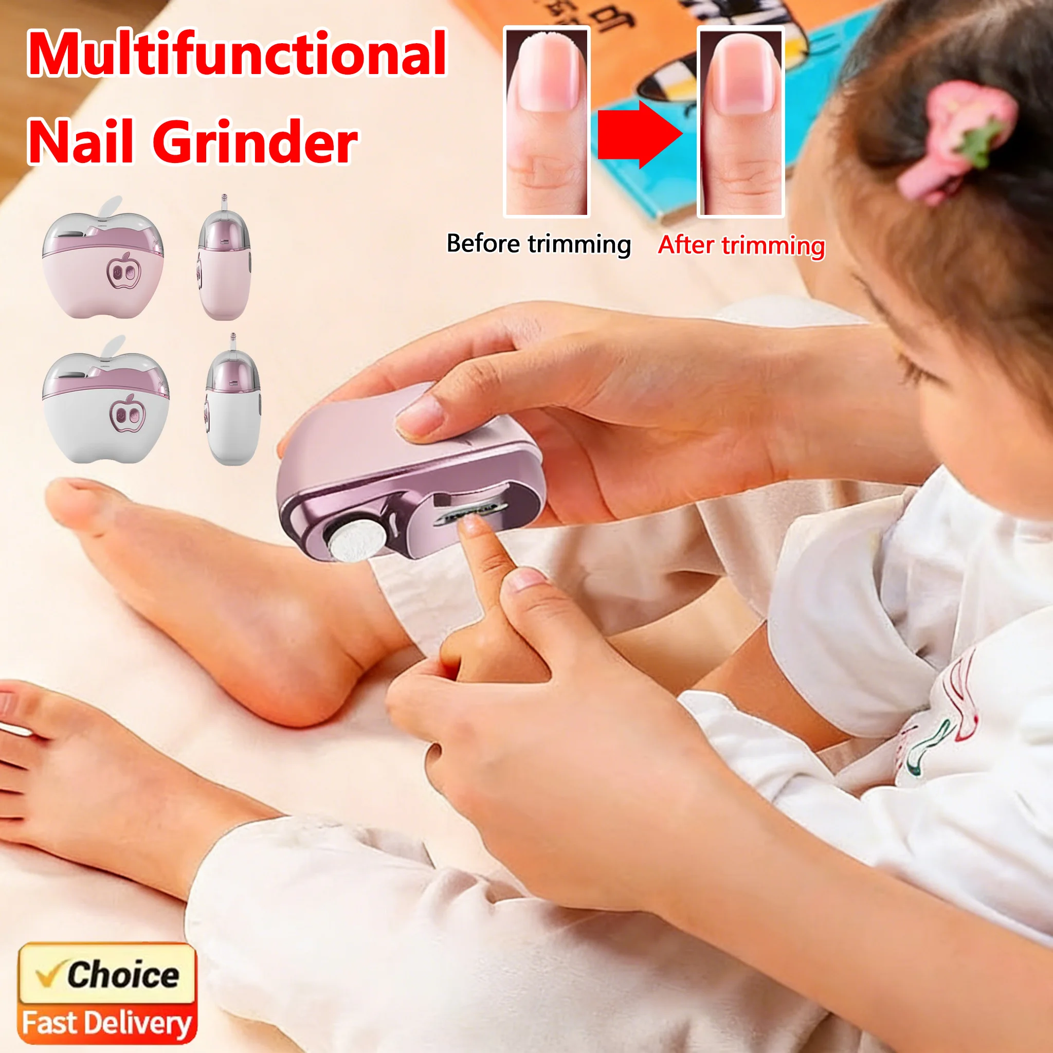 2026 New Rechargeable Electric Nail Clipper Grinder Low Noise Safe for Adult Kids Nursing Care Home Use Personal Grooming Tool
2026 New Rechargeable Electric Nail Clipper Grinder Low Noise Safe for Adult Kids Nursing Care Home Use Personal Grooming Tool