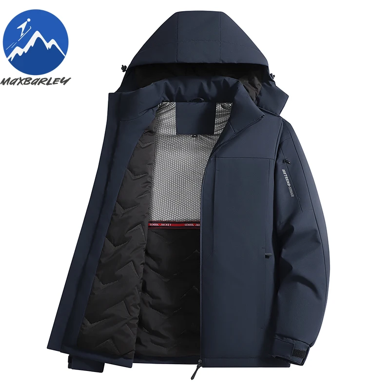 Maxbarley Mens Padded Jacket Warm Outdoor Adventure Thickened Windproof Parka Detachable Hood Cold Resistant Winter Zipper Coat
Maxbarley Mens Padded Jacket Warm Outdoor Adventure Thickened Windproof Parka Detachable Hood Cold Resistant Winter Zipper Coat