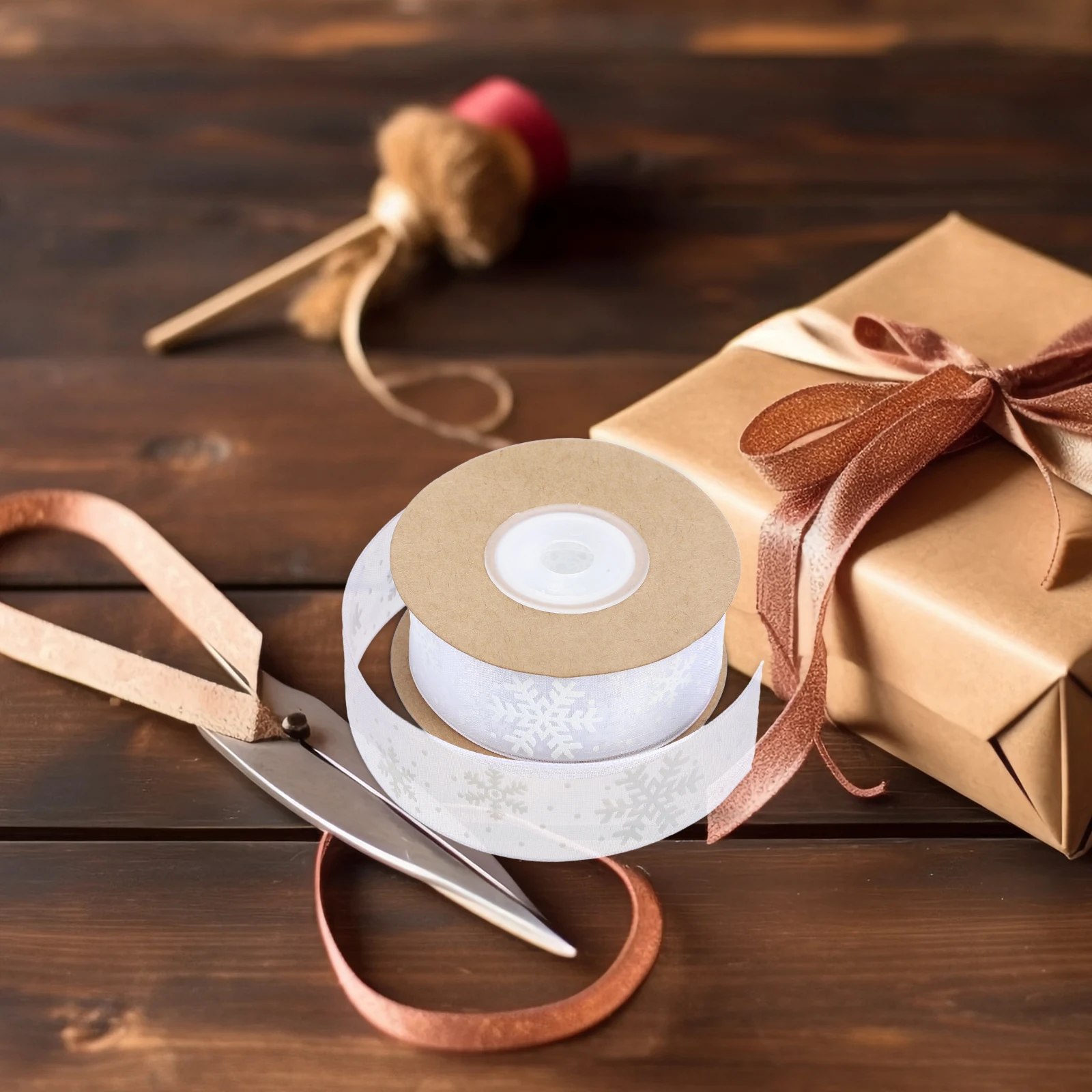 1 Roll 10M Snowflake Christmas Ribbon Wrapping Present Packaging Diy Craft Decorations Party Accessory Winter Holiday Ribbon For
1 Roll 10M Snowflake Christmas Ribbon Wrapping Present Packaging Diy Craft Decorations Party Accessory Winter Holiday Ribbon For