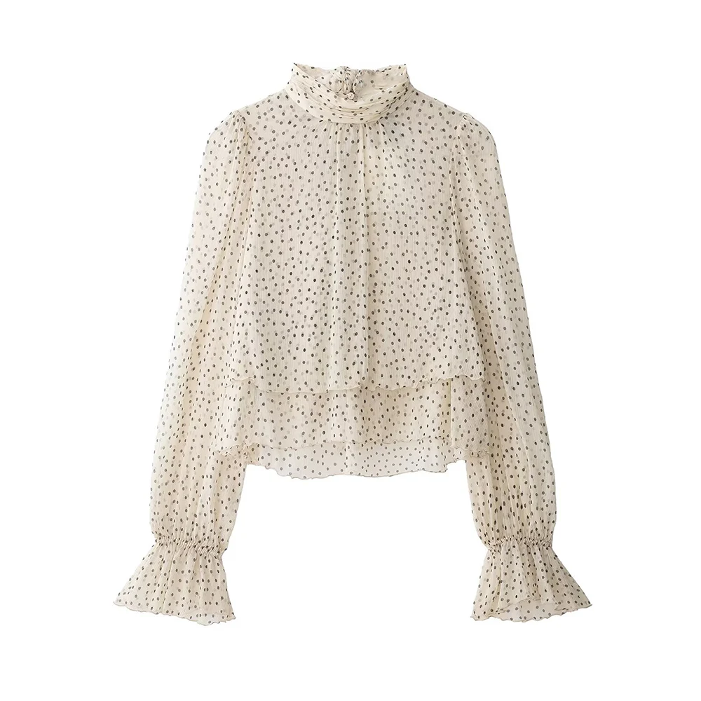 WOMAN 2026 Summer New Fashion Dot Bow Shirt Blouses Vintage Long Sleeve Pleated All-match Casual Female Shirts Blusas Chic Tops
WOMAN 2026 Summer New Fashion Dot Bow Shirt Blouses Vintage Long Sleeve Pleated All-match Casual Female Shirts Blusas Chic Tops